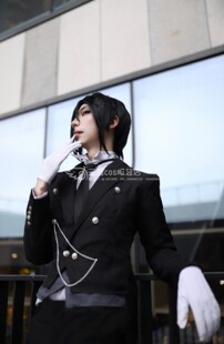 黑执事 塞巴斯 蒂安·米卡利斯 燕尾服 三姜cosplay服装店