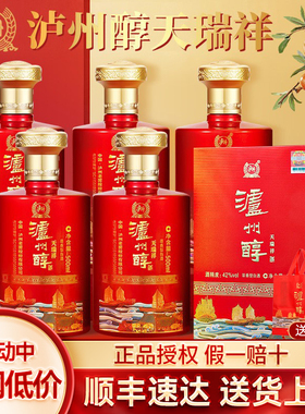 泸州老窖酒泸州醇42度浓香型白酒整箱500ml*6瓶纯粮食酒礼盒装