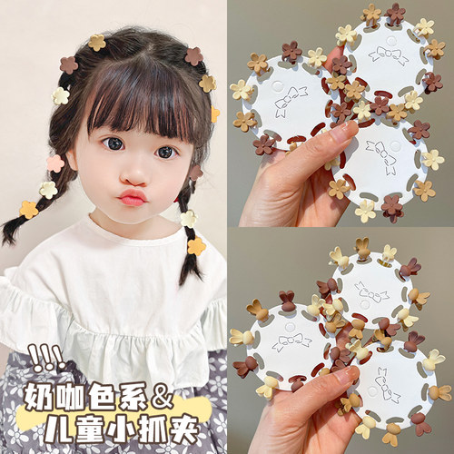 女童前额刘海夹儿童小号发卡头饰婴儿不伤发碎发夹子宝宝迷你抓夹