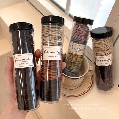 简约彩色橡皮筋发圈女高级感