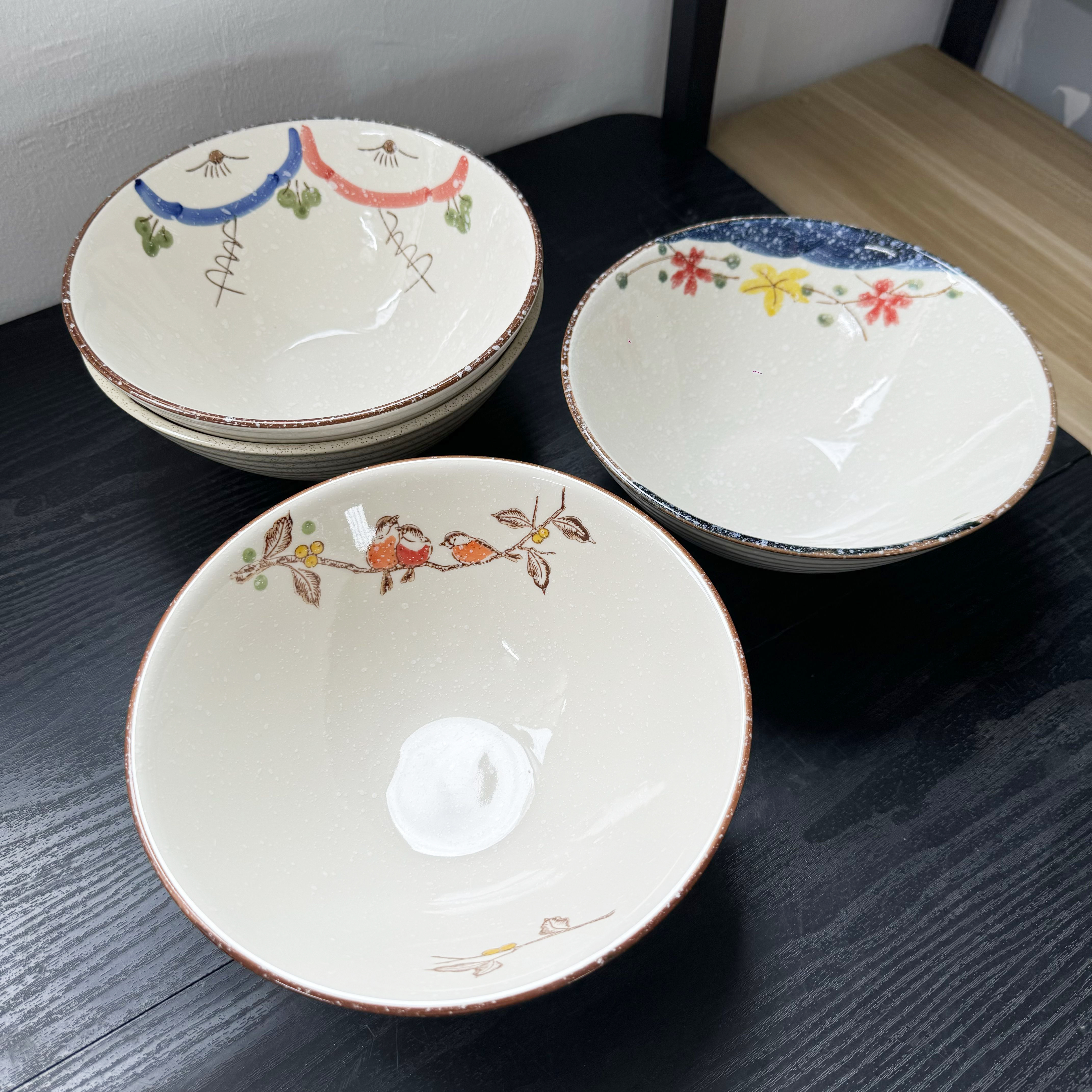 复古陶瓷大号汤碗面碗