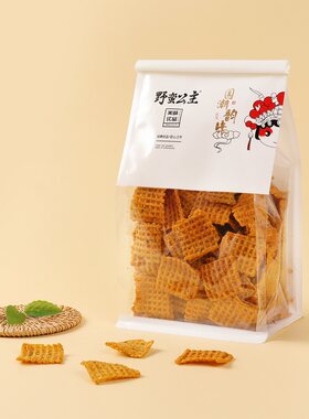 野蛮公主山东国潮锅巴膨化食品