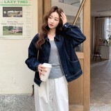2C270-2857-P145-K218大口袋牛仔夹克外套，女装短外套，2C270
