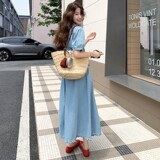 2C270-2831-P165-K238花边牛仔短袖套装，女装套装/套裙，2C270