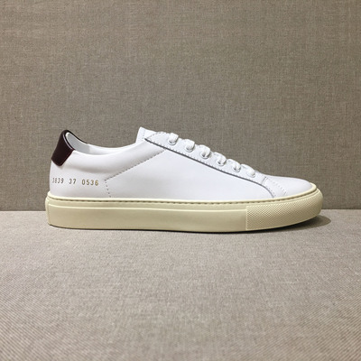 皮面黑尾酒红复古撞色小白鞋