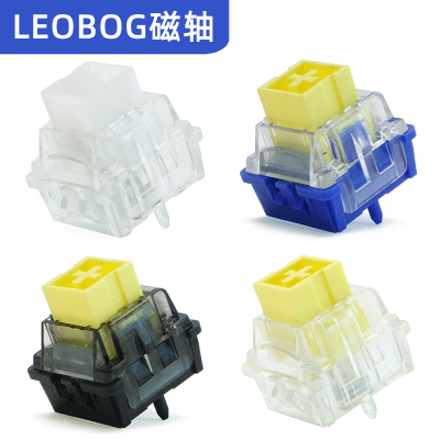 LEOBOG磁轴开关白玉皇海皇灰木麻将音电竞游戏磁轴