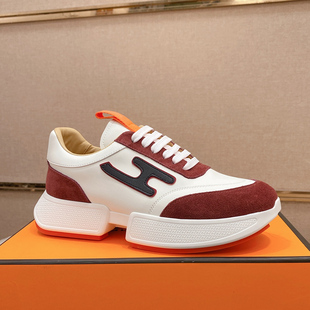 邦家尼欧洲站牛皮欧美板鞋潮牌单鞋运动休闲老爹鞋男厚底单鞋男鞋