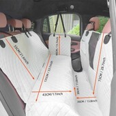 宠物车载垫后排狗垫汽车防水防脏狗狗坐车神器四季 通用全包可下地