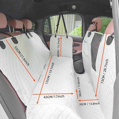 宠物车载垫后排狗垫汽车防水防脏狗狗坐车神器四季通用全包可下地