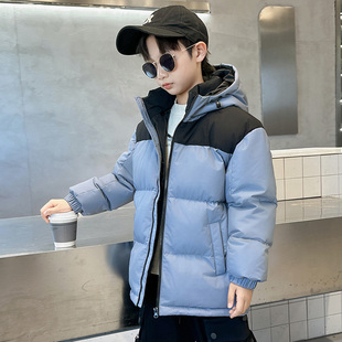 巴拉线大男孩儿童羽绒棉服男童保暖外套羽绒服棉袄大童上衣棉衣
