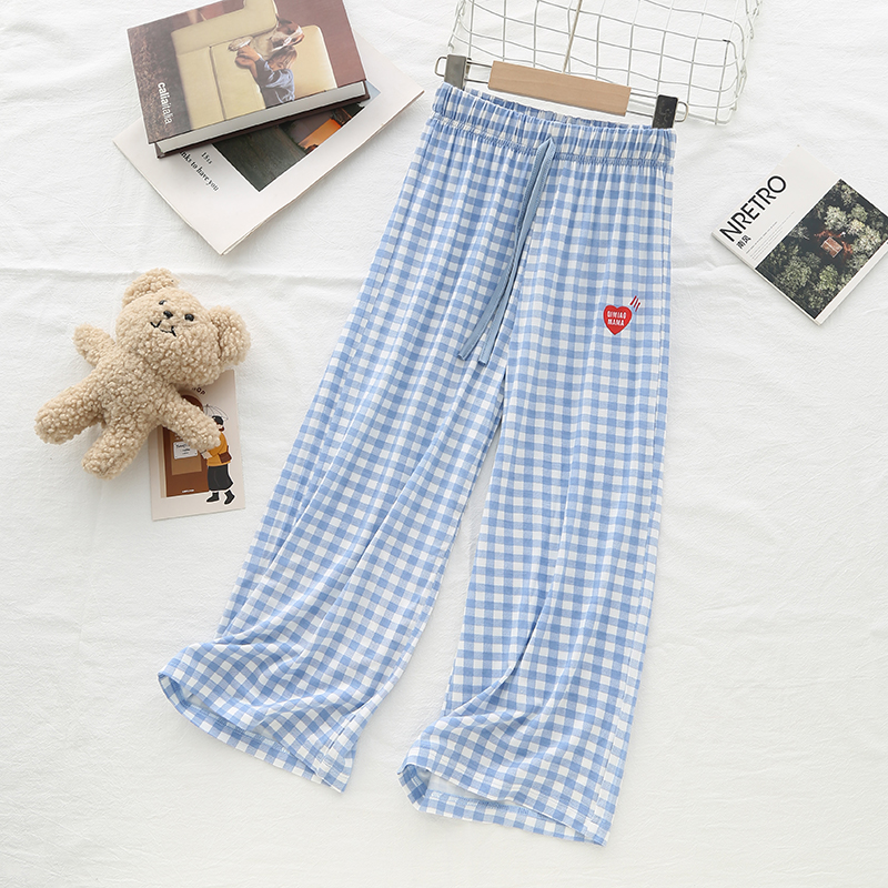 『穿上上瘾』薄款莫代尔儿童睡裤男童家居裤宽松款夏季睡衣长裤