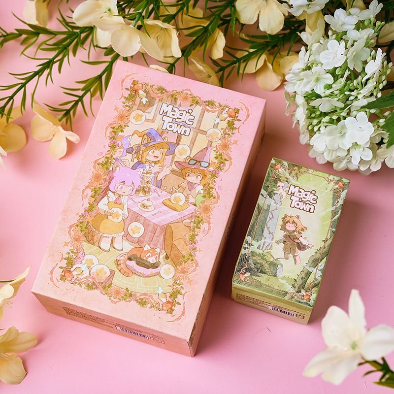 正版魔法小镇塔罗牌wohstudios原创可爱风桌游罗牌塔tarot