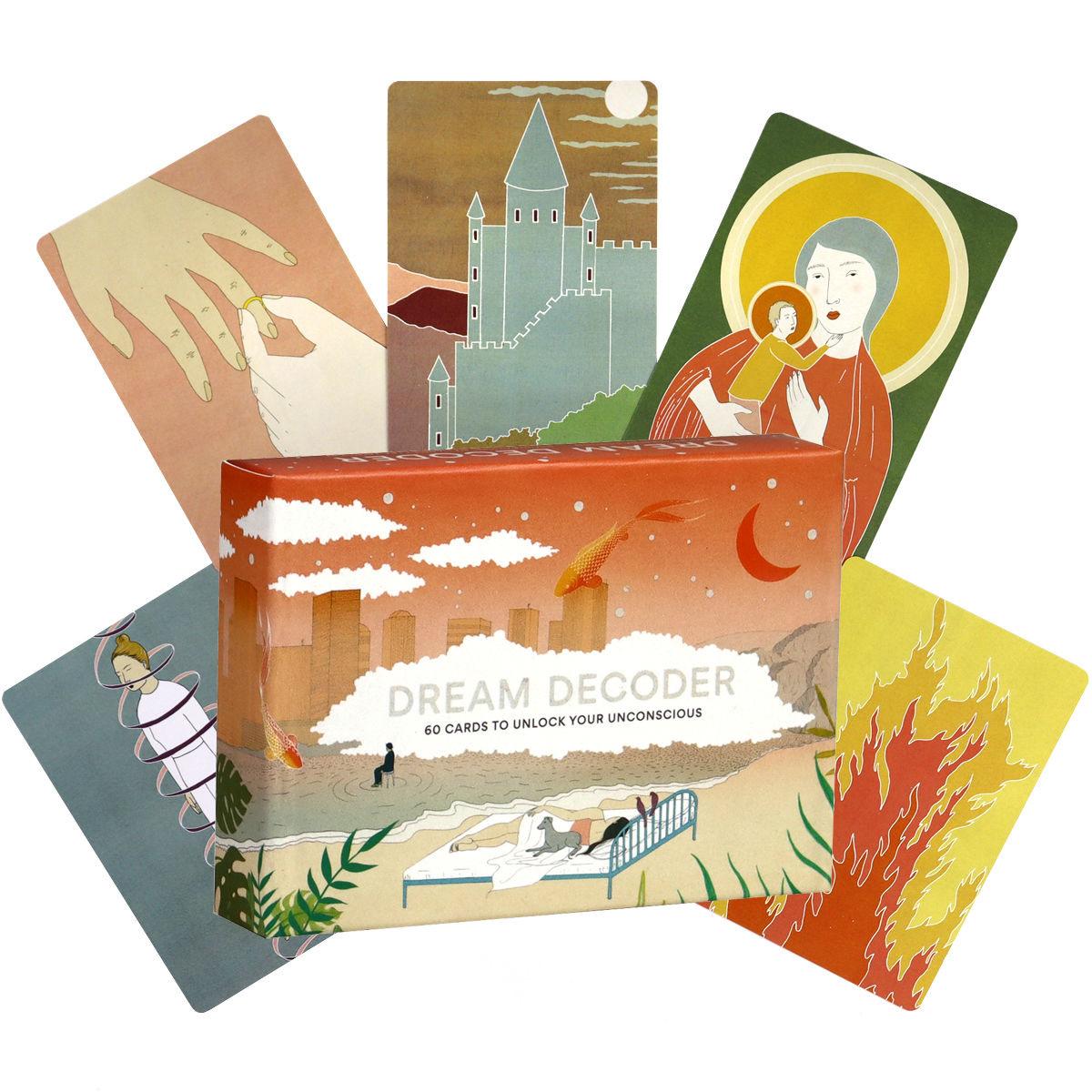 DIY Dream Decoder梦的解析神谕卡英文心灵疗愈卡牌60张精神疗愈