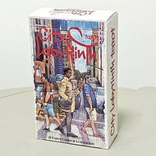城市迷宫塔罗牌12*7cm千禧年纽约罗牌塔tarot现代生活塔luo牌
