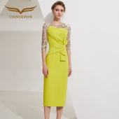 创意狐法式 轻礼服高端轻奢小众日常可穿主持人气质演出服连衣裙女