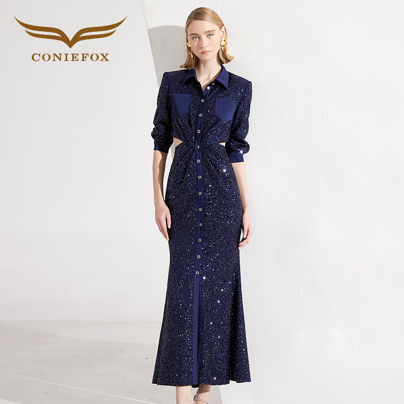 创意狐2025新款小众气质晚礼服