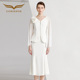 套装 减龄一整套穿搭白色时尚 裙鱼尾裙 两件套装 创意狐礼服明星同款