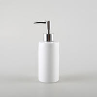 KULE HOME Simple Ceramic lotion bottle, hand sanitizer press bottle, body wash, shampoo and conditioner portioned bottle thumbnail 6