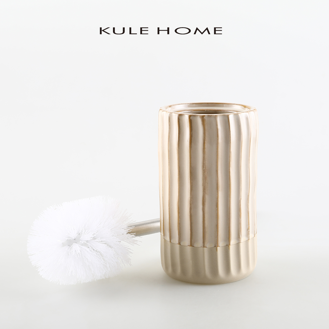 KULEHOME北欧陶瓷家用马桶刷