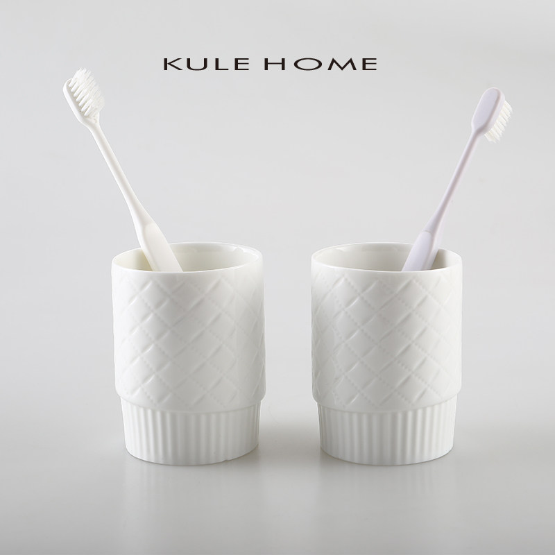 家用漱口杯北欧简约轻奢情侣