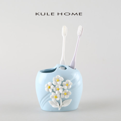 KULEHOME轻奢风陶瓷牙刷架