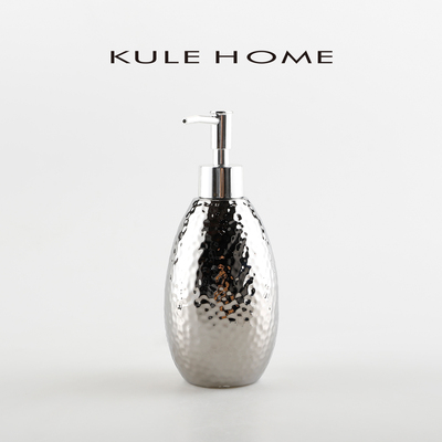 经典锤纹按压乳液瓶发水沐浴露瓶