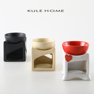 KULE HOME 陶瓷香薰灯精油炉灯香薰炉可干烧睡眠蜡烛家用室内卧室