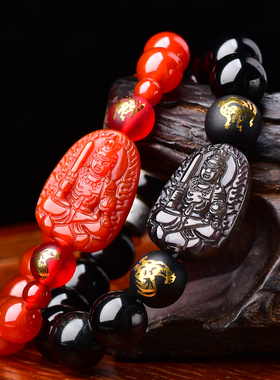 属鸡人本命佛守护神手链2026年不动尊菩萨龙鸡赴吉瑞六合局手串