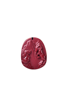 加强版2026年生肖属羊朱砂男款未卯寿合局吊坠女未乙吉元局项链