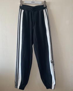 潮包背 现货 Adidas 三叶草ADIBREAK女子侧排扣运动长裤 IX6688