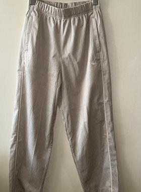 潮包背 现货 Adidas 三叶草女子灯芯绒运动休闲九分裤 IM4313