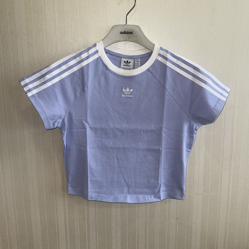 潮包背 现货 Adidas 三叶草女款运动休闲圆领短袖T恤 JC8706