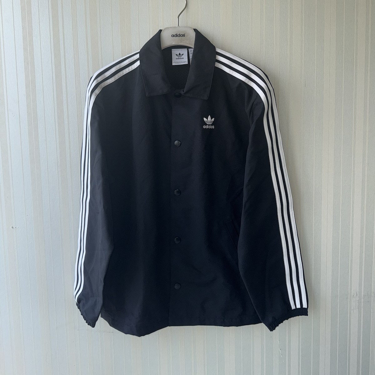 潮包背 现货 Adidas 三叶草男款运动休闲翻领外套 IZ1831,运动服/休闲服装,运动茄克/外套,淘宝优惠券,粉丝福利购,淘宝优惠卷