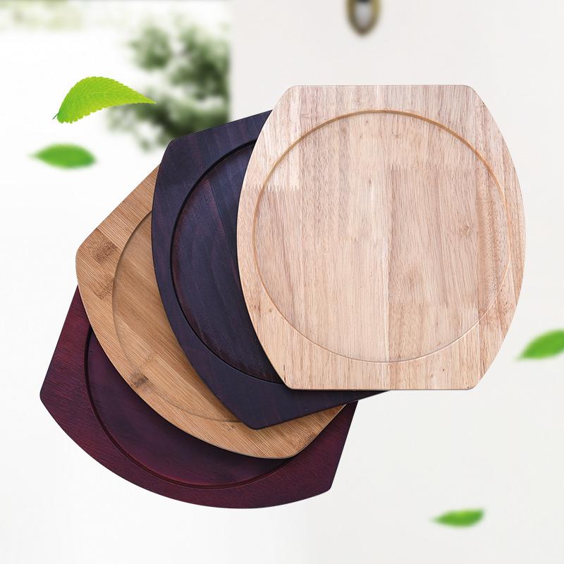 垫锅垫隔热木垫铁板木板垫烧烤石锅木垫板烤盘垫板砂锅垫隔热防烫