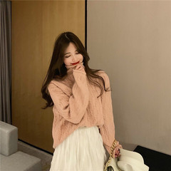 Real photo 2021 new fashion style with relaxed and lazy style in autumn and winter