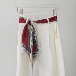 长条丝巾腰带女2025新款腰间丝带腰巾系脖高级感领巾发带绑包飘带