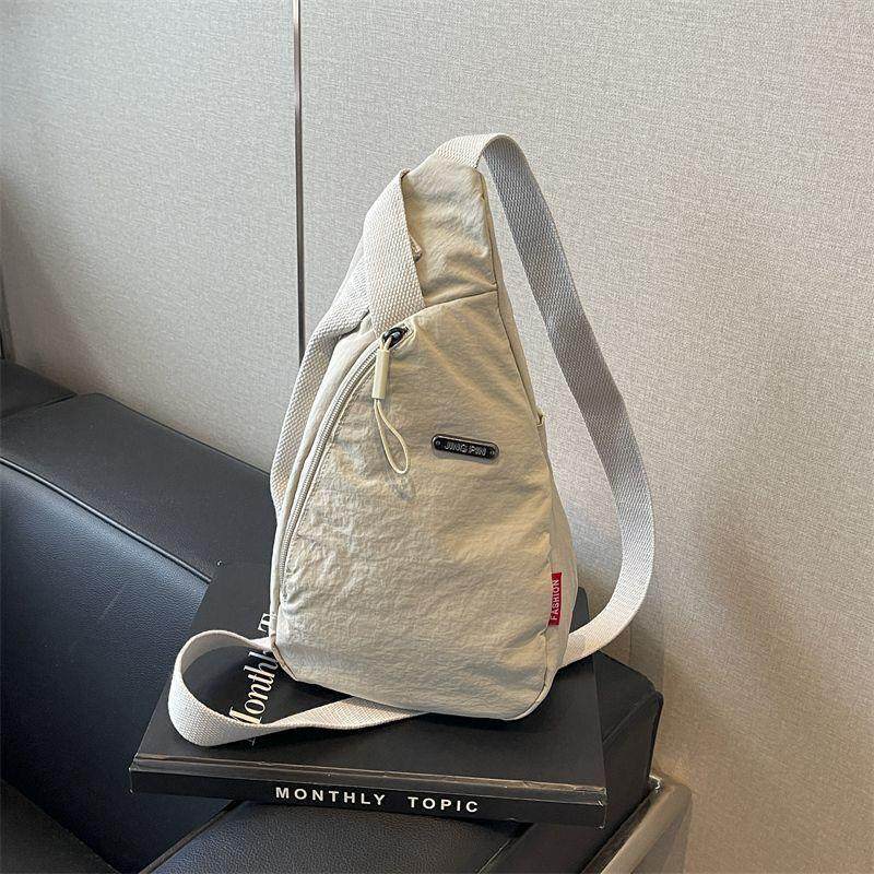 潮牌胸包男女手机斜挎包时尚简约骑行包休闲百搭轻便运动风X