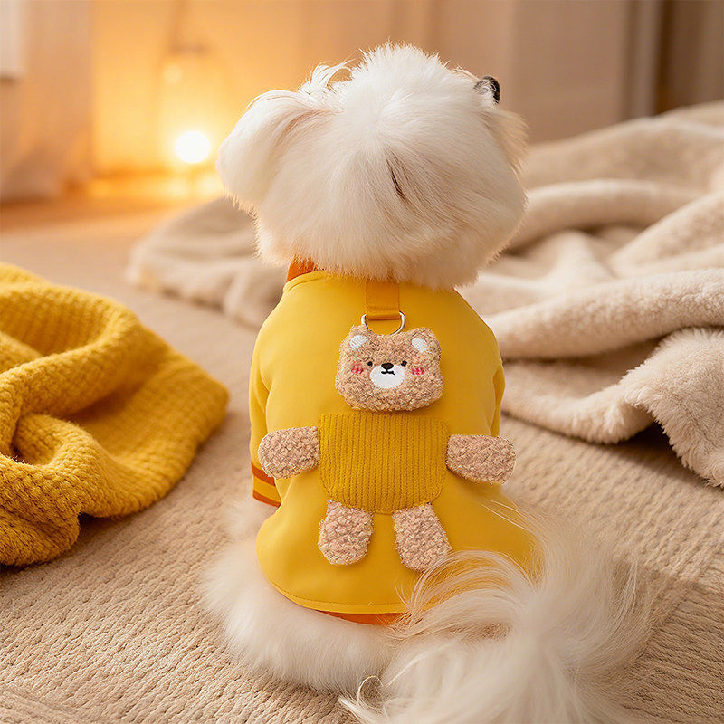 狗狗衣服秋冬保暖中小型犬比熊柯基泰迪小狗猫咪幼犬可爱宠物衣服