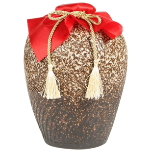 古苑 陶瓷酒瓶9斤装4.5L雪花釉土陶大口酒坛子米酒黄散老酒缸窖藏