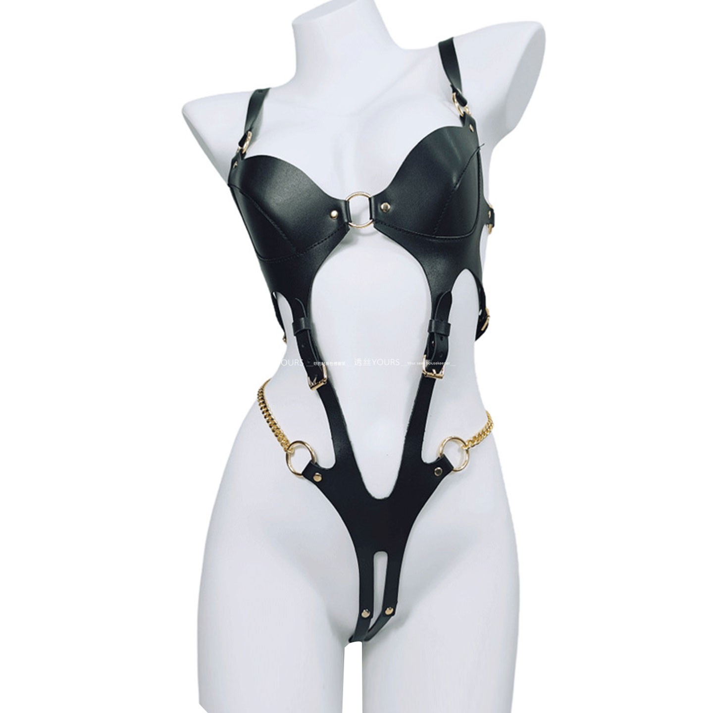 女士重工性感朋克摇滚风连体衣