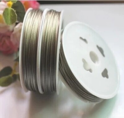 水晶珠帘配件软钢丝多芯包胶钢丝绳手工DIY线帘配件钢丝线不锈钢