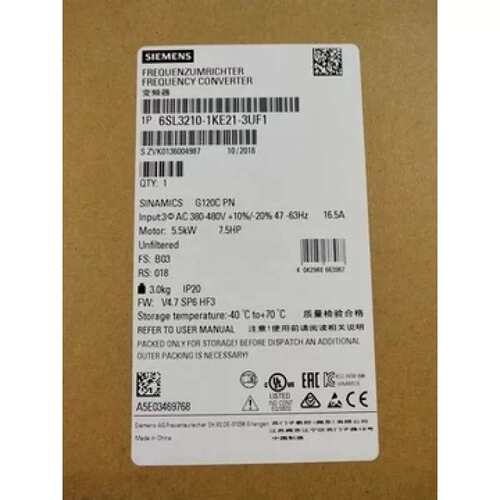 议价驱动器6SL3210-1KE18-21-5BE17-5FB10-2UF0-5UV0-8UB1-3UF1