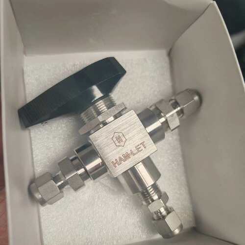 议价哈姆HAM-LET 1/4三通卡套球阀TBV-00-SS-L-1/4-AST