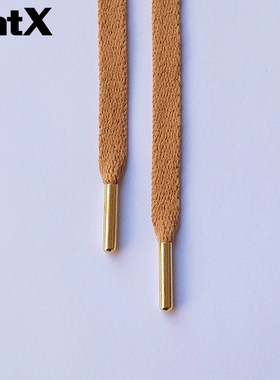 彪马SUEDE蕾哈娜适用 金属头扁鞋带正品 小麦色酒红色/金头140cm