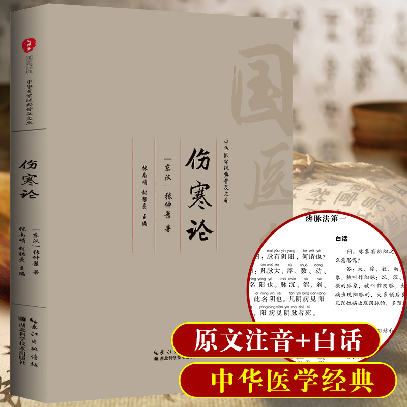 伤寒论 东汉张仲景中医四大名著 正版古代医学经典 图文国学典藏版