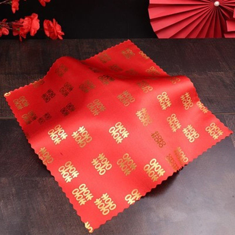 手绢手帕结婚红色中式喜字鸳鸯龙凤婚礼新娘女方陪嫁婚庆用品大全