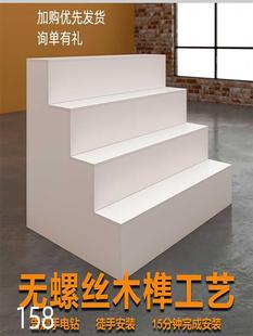 展架 阶梯式 货架堆头陈列中岛展台鲜花店展示架梯形置物架礼品台鞋