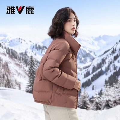 羽绒服女轻薄冬季90鸭绒短款外套