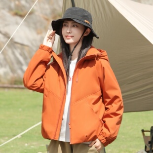 雅鹿工装 冲锋衣外套 羽绒服轻薄2026秋冬学生防风90绒保暖户外工装