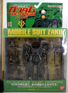 全新日版现货Banda i万代 高达 the origin Action Figure 绿扎古